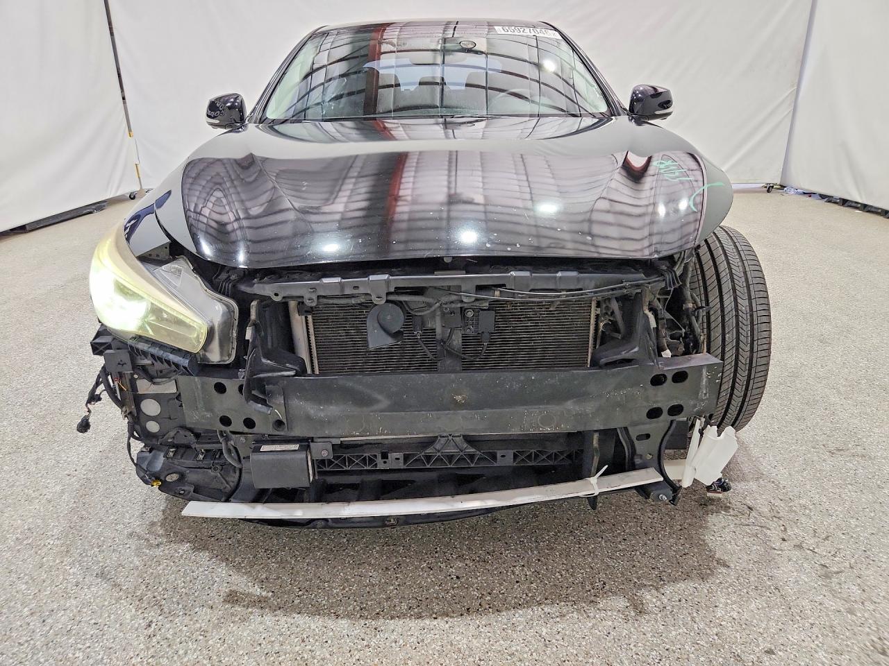 2014 Infiniti Q50 Sport Black vin: JN1BV7AP7EM684398