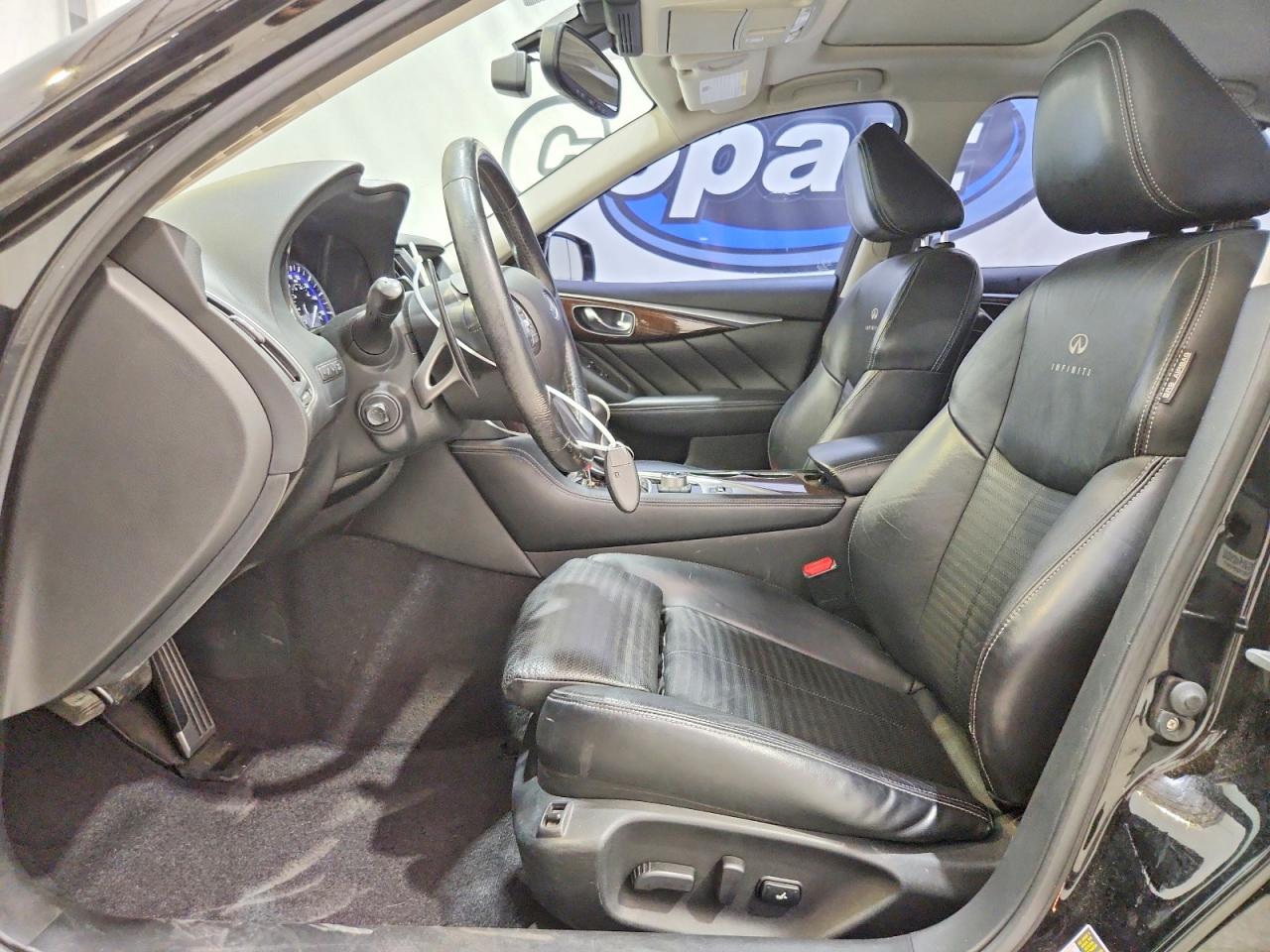 2014 Infiniti Q50 Sport Black vin: JN1BV7AP7EM684398