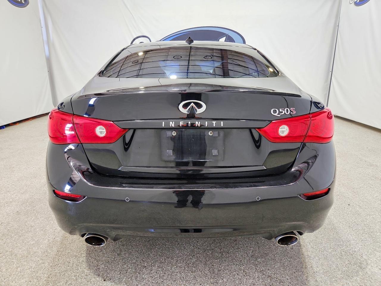 2014 Infiniti Q50 Sport Black vin: JN1BV7AP7EM684398