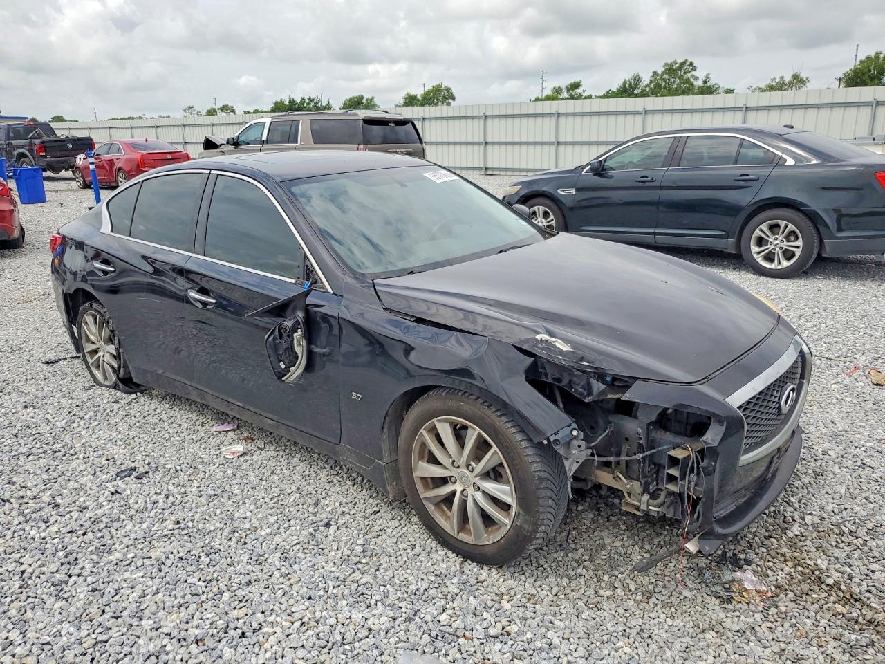 2014 Infiniti Q50 Base Black vin: JN1BV7AP7EM689679