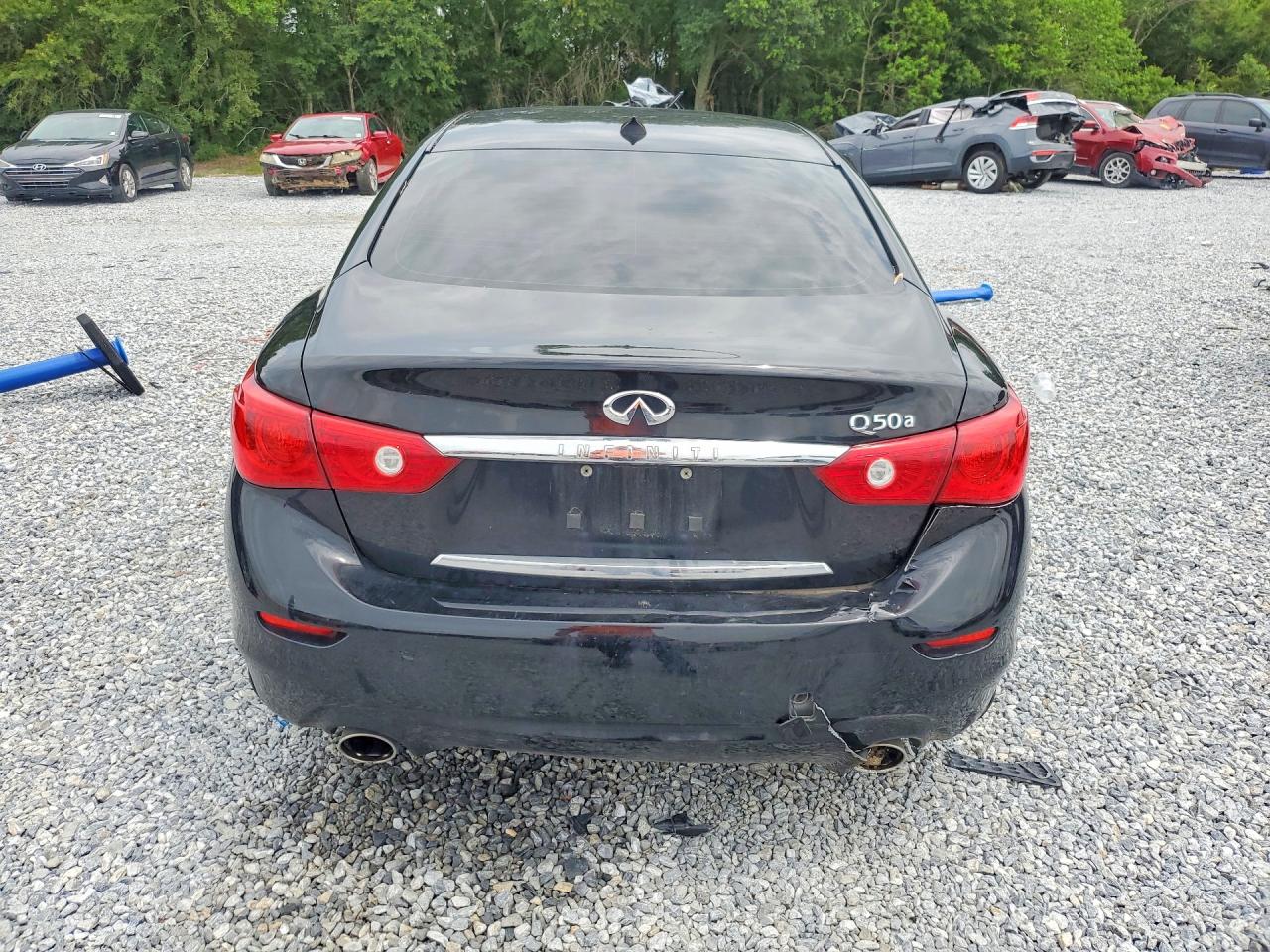 2014 Infiniti Q50 Base Black vin: JN1BV7AP7EM689679