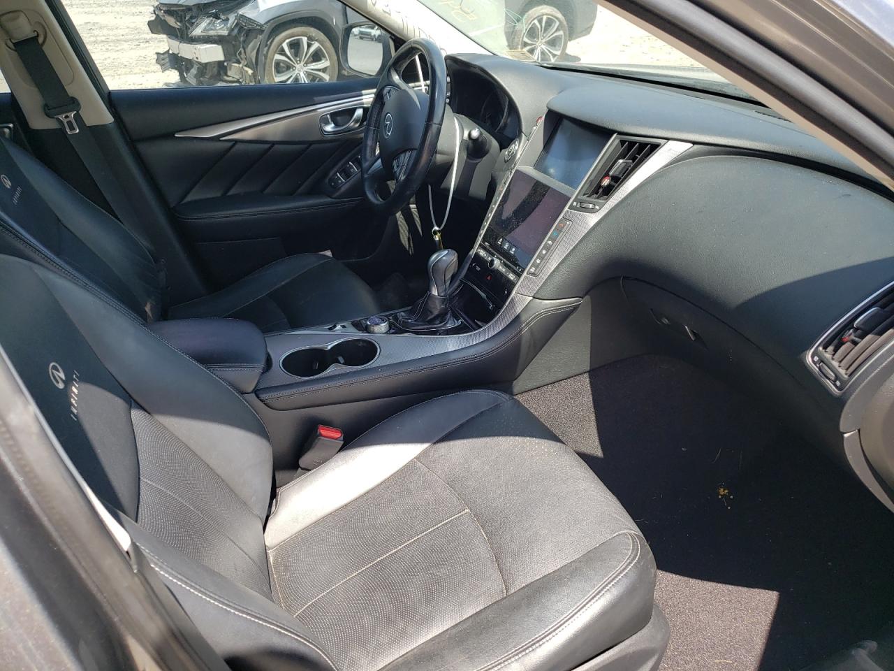 2014 Infiniti Q50 Base Silver vin: JN1BV7AP7EM691805