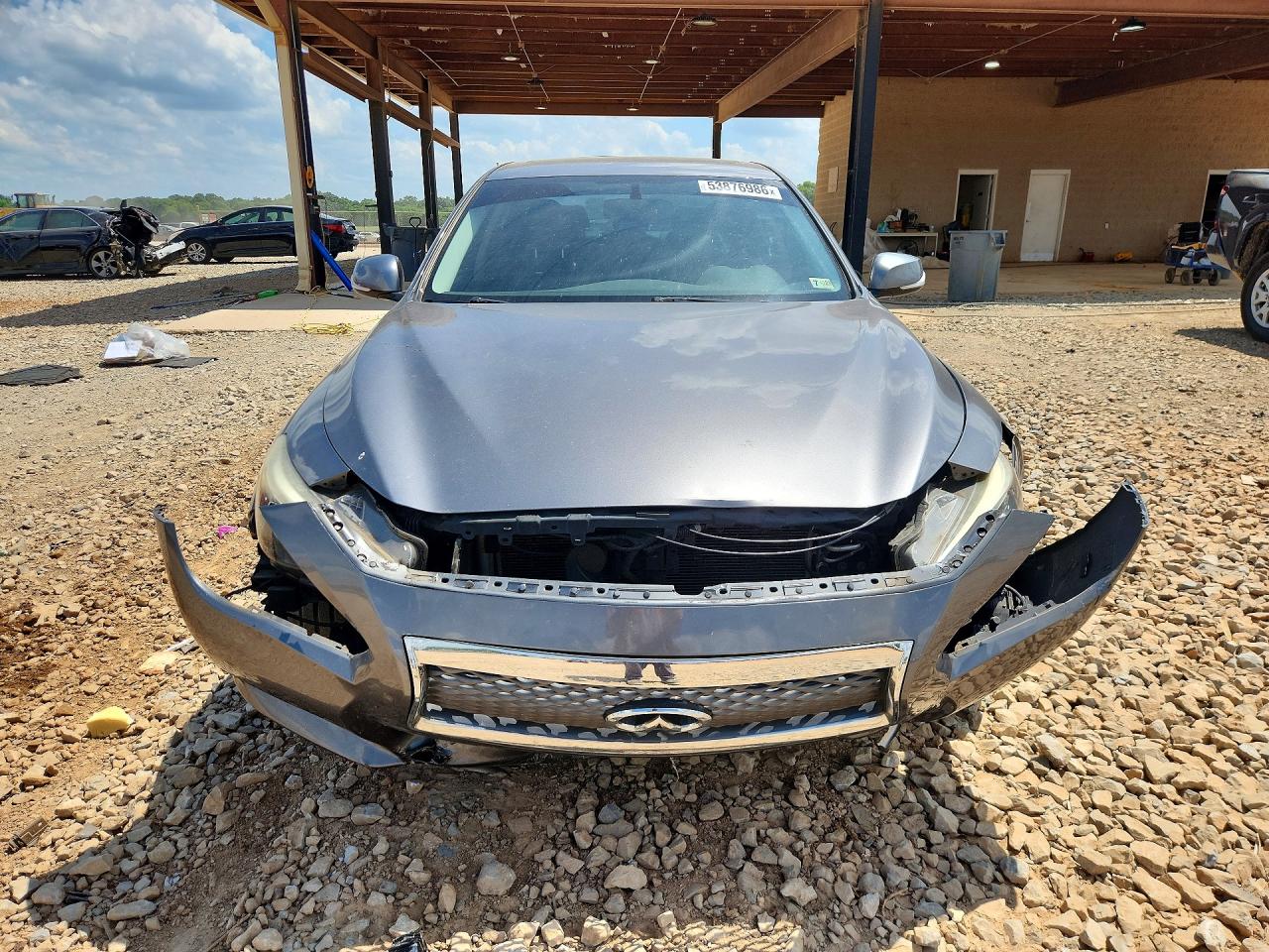 2014 Infiniti Q50 Premium Серый vin: JN1BV7AP7EM691805