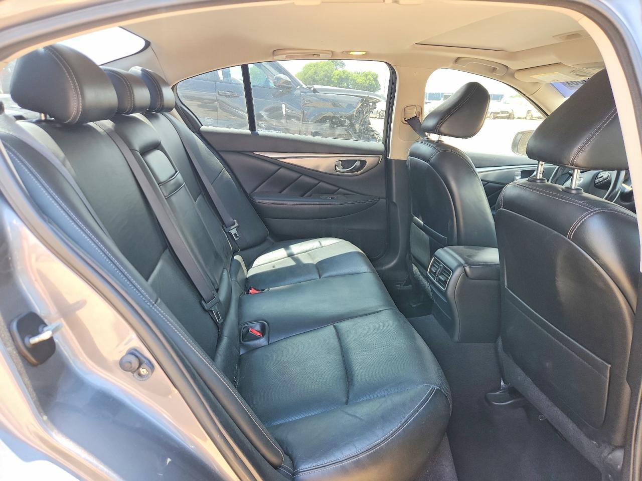 2014 Infiniti Q50 Premium Серый vin: JN1BV7AP7EM691805