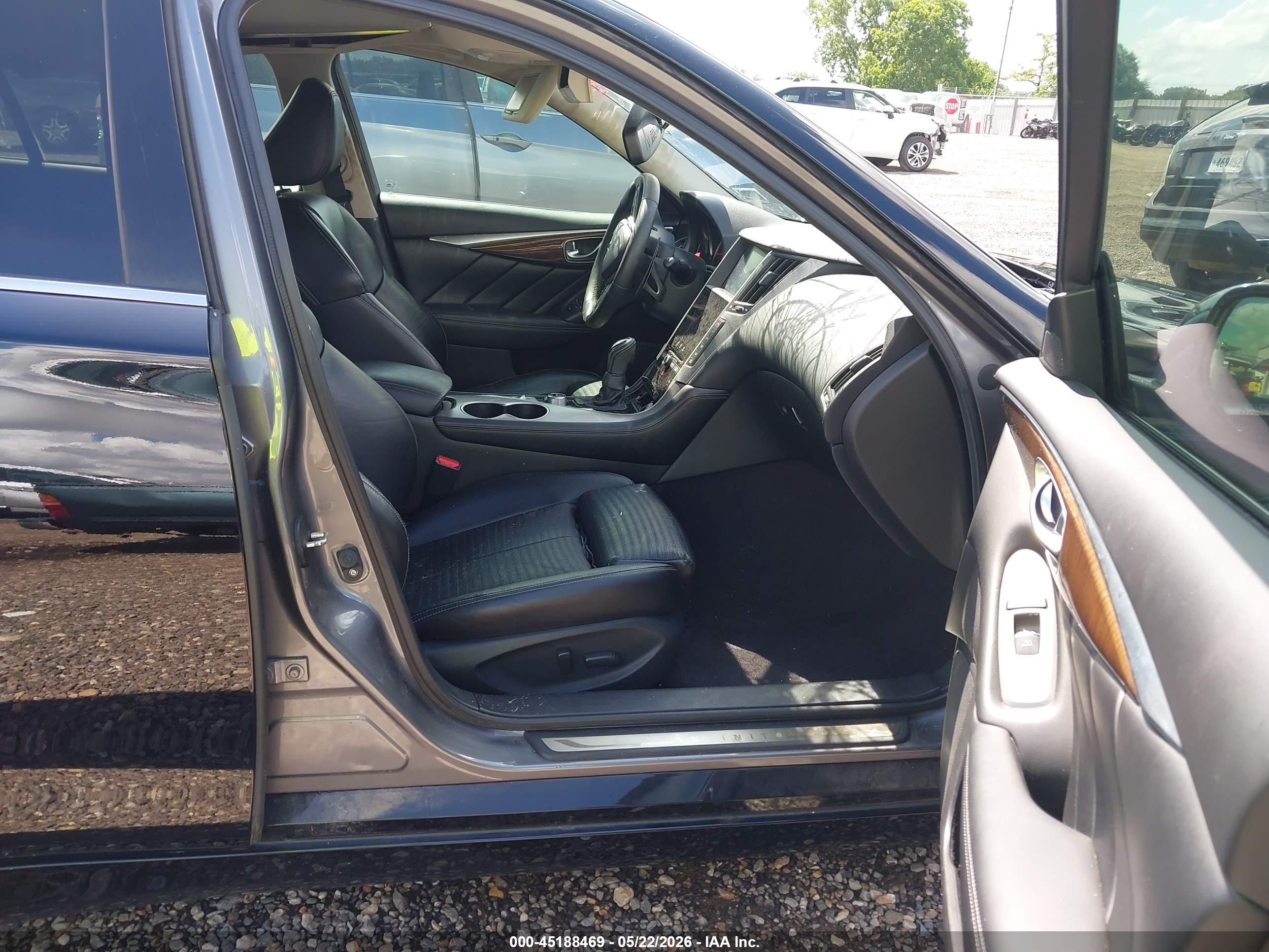 2015 Infiniti Q50 Sport Черный vin: JN1BV7AP7FM335355