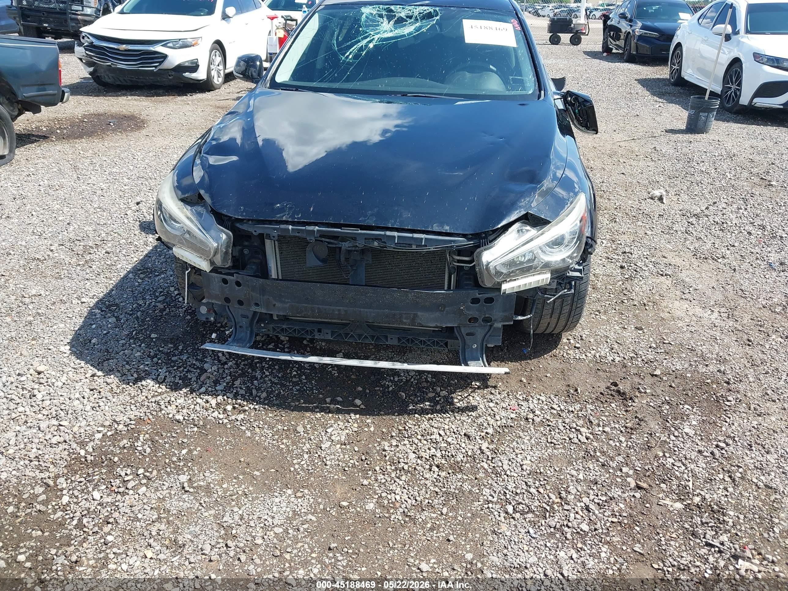 2015 Infiniti Q50 Sport Черный vin: JN1BV7AP7FM335355