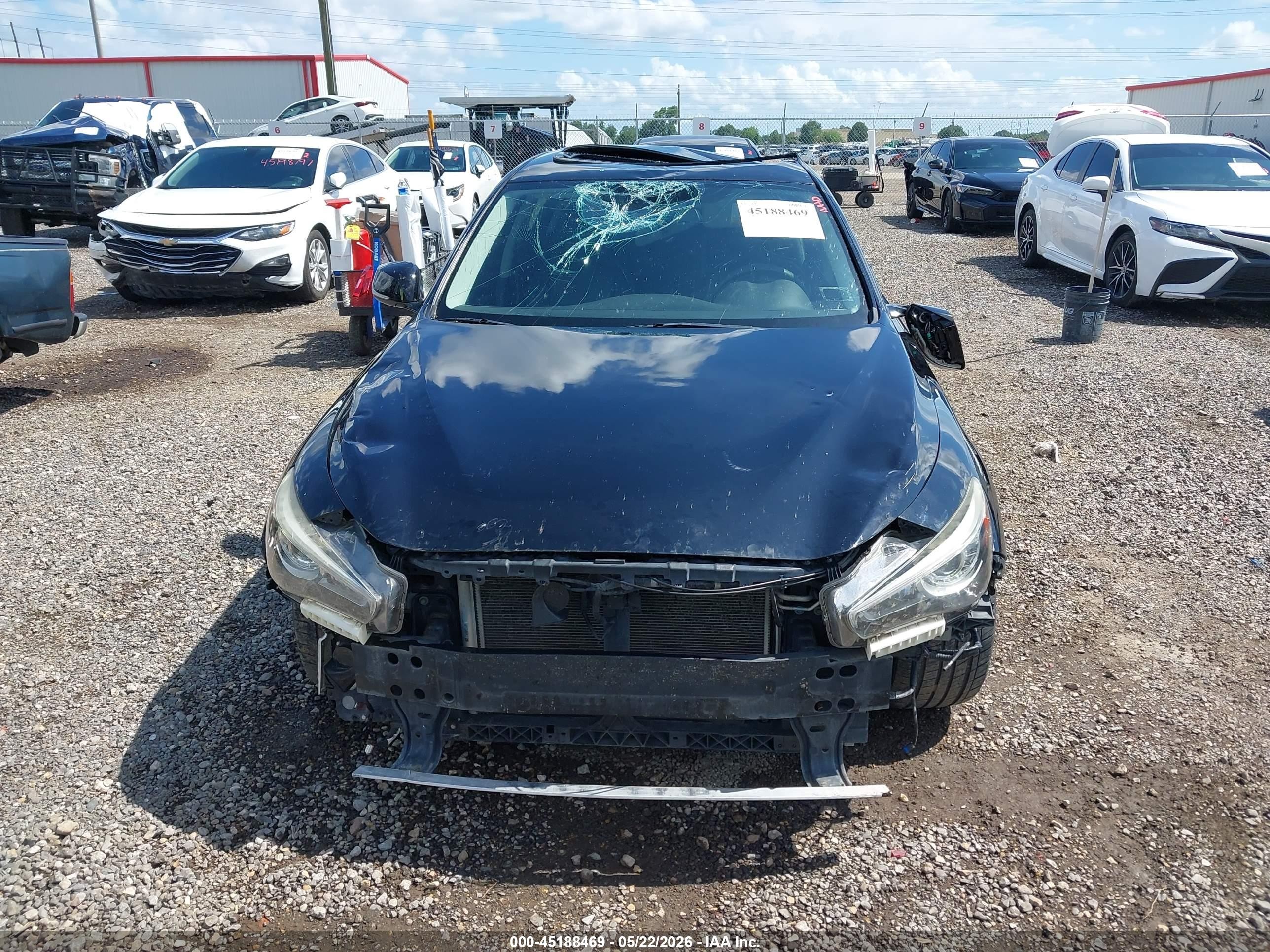 2015 Infiniti Q50 Sport Черный vin: JN1BV7AP7FM335355