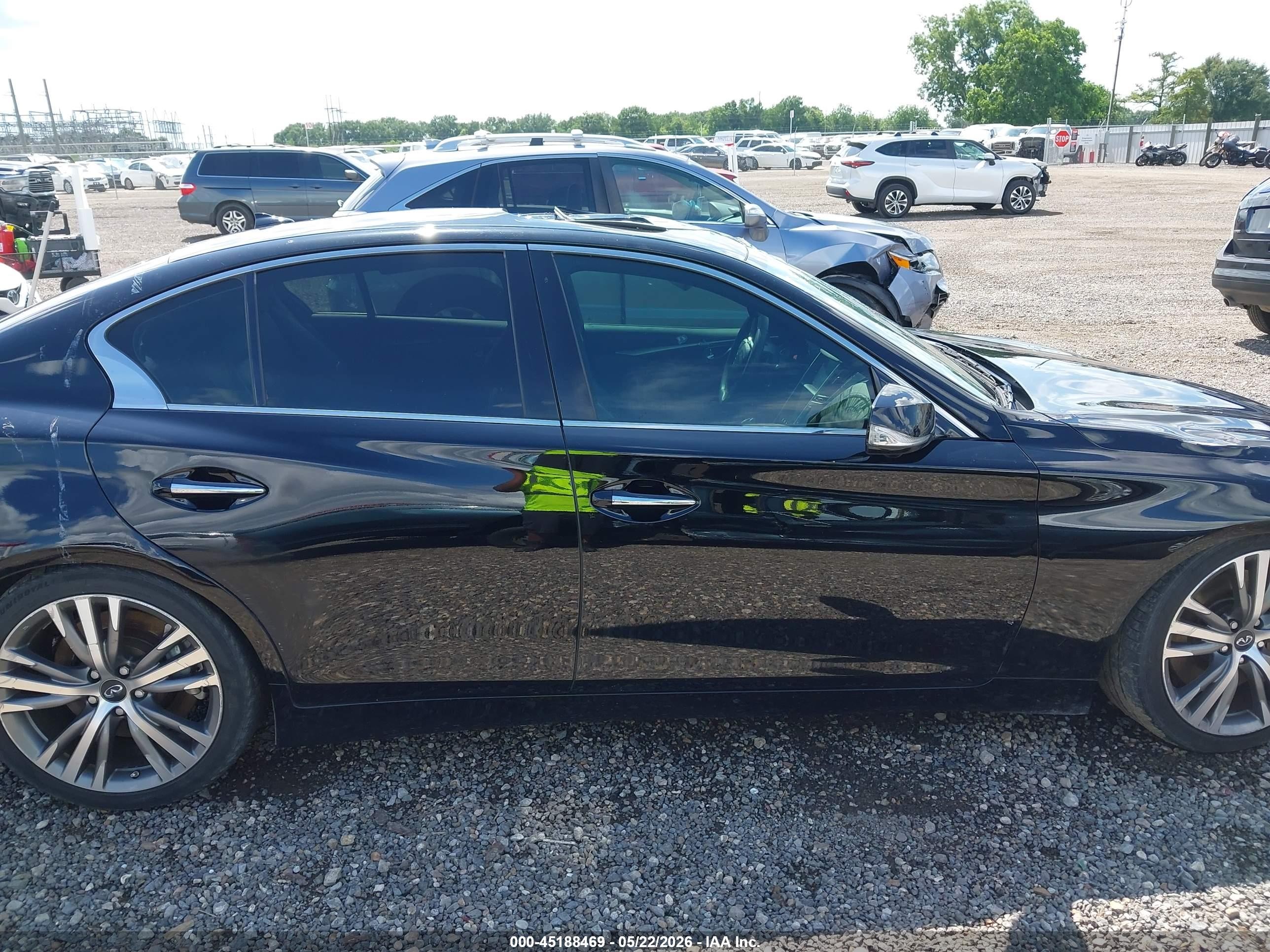 2015 Infiniti Q50 Sport Черный vin: JN1BV7AP7FM335355