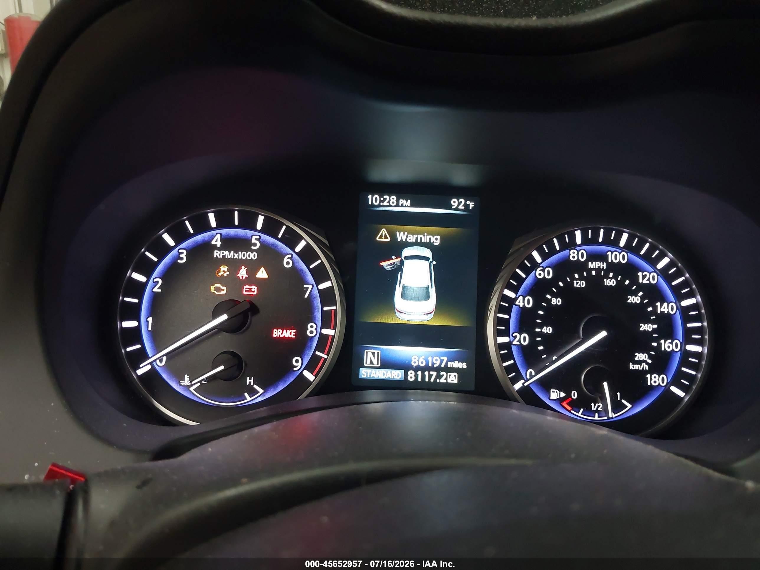 2015 Infiniti Q50 Premium White vin: JN1BV7AP7FM336697