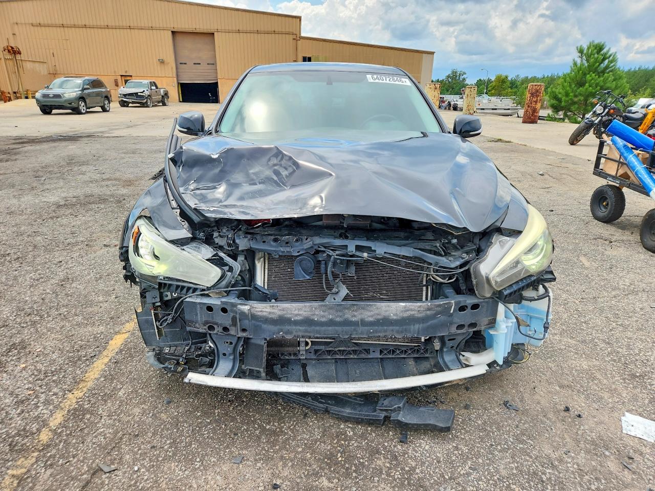 2015 Infiniti Q50 Premium Black vin: JN1BV7AP7FM338563
