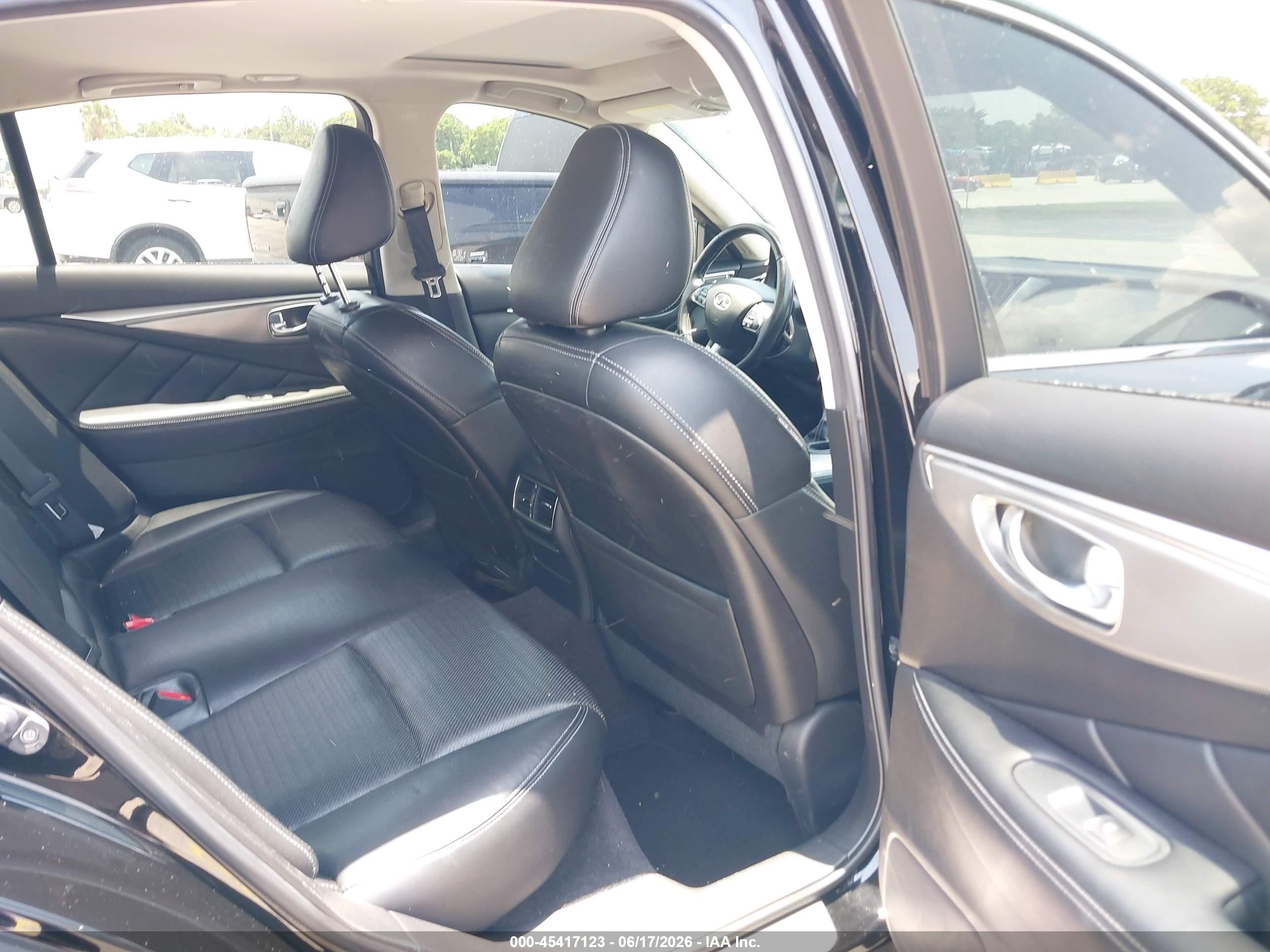 2015 Infiniti Q50 Sport Черный vin: JN1BV7AP7FM343987