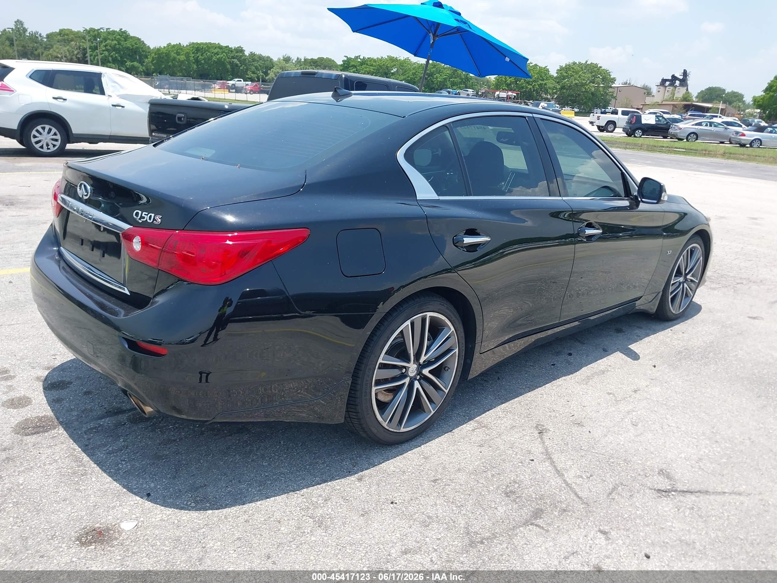 2015 Infiniti Q50 Sport Черный vin: JN1BV7AP7FM343987