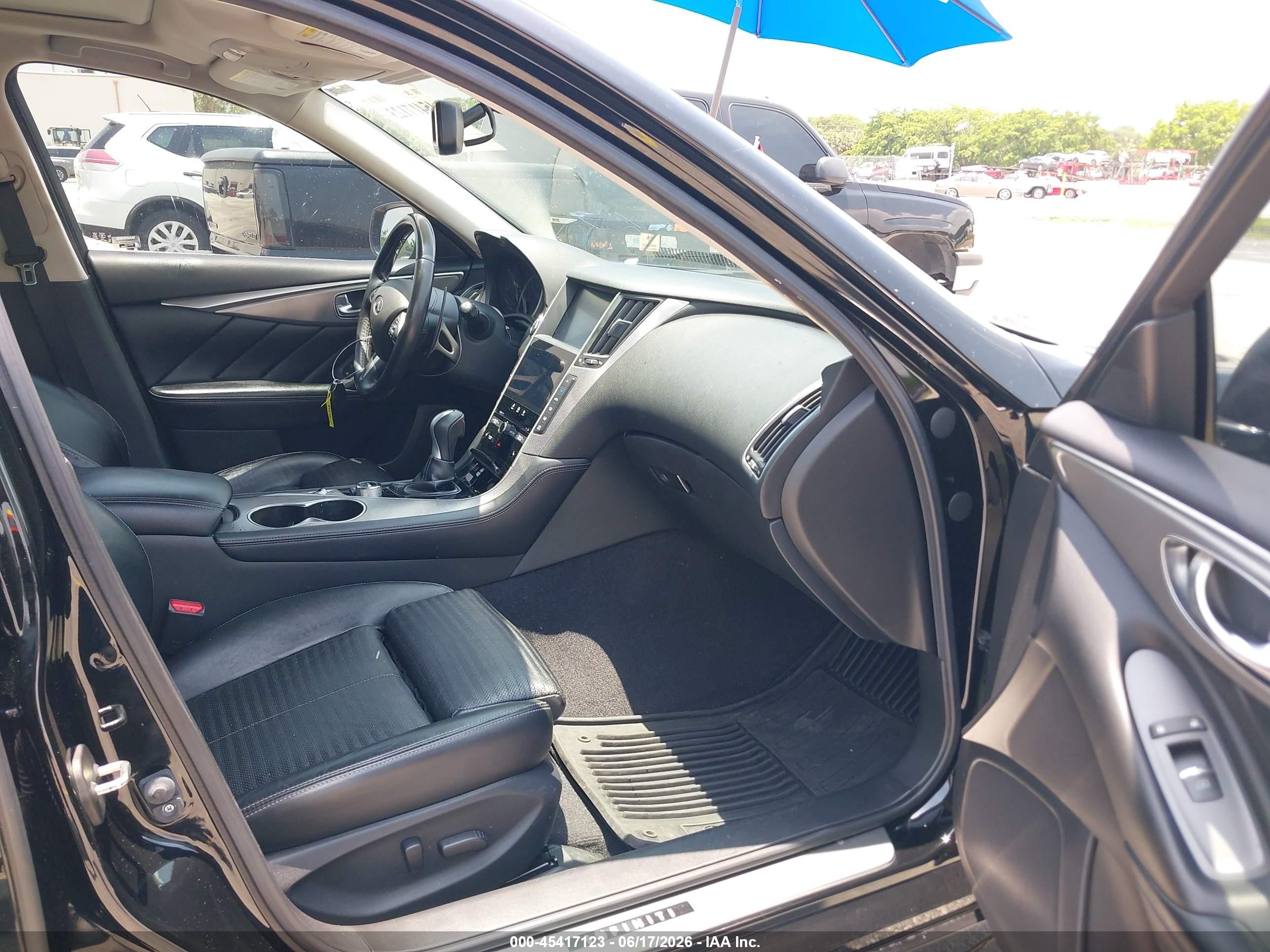 2015 Infiniti Q50 Sport Черный vin: JN1BV7AP7FM343987