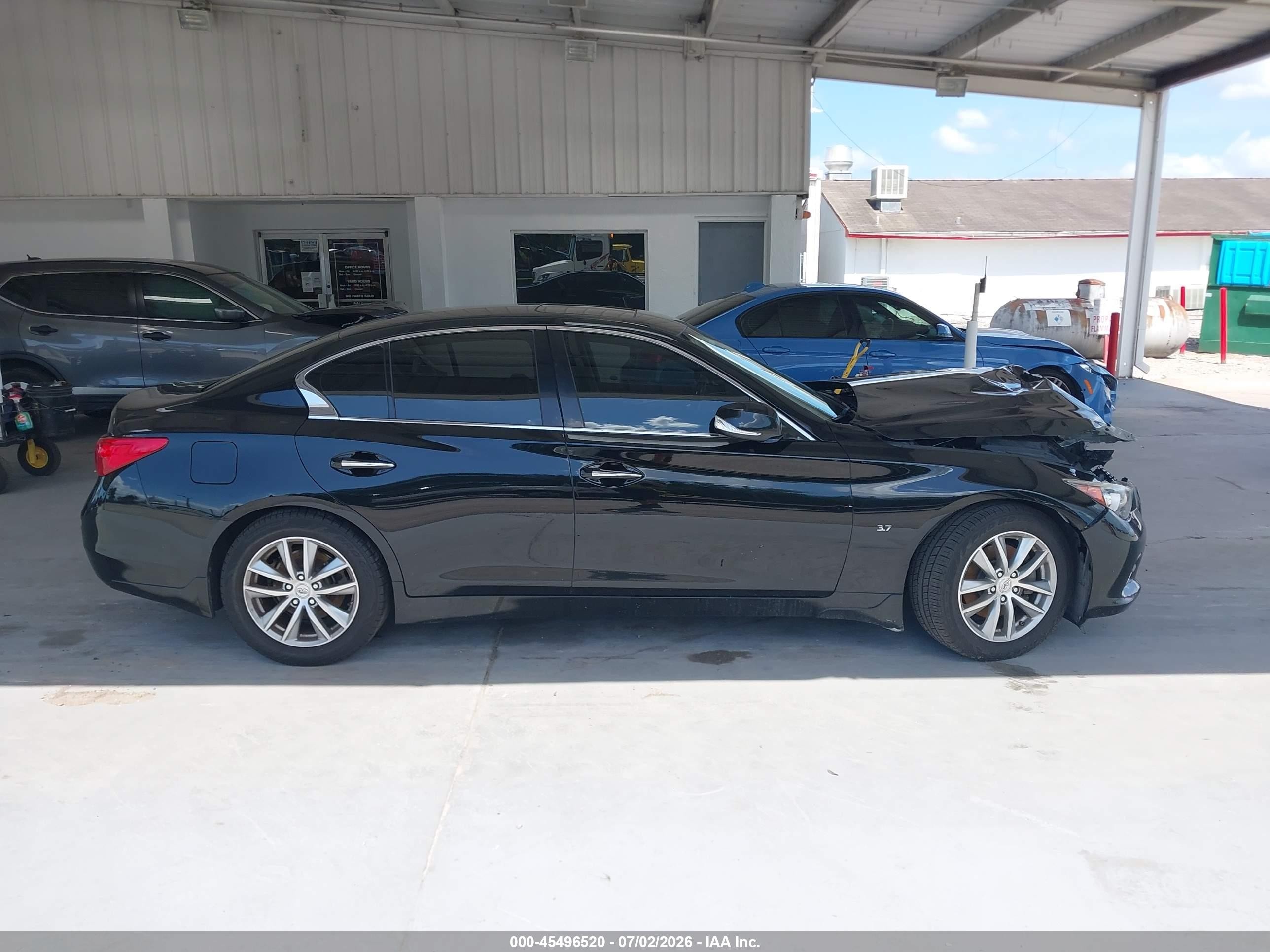 2015 Infiniti Q50 Premium Black vin: JN1BV7AP7FM347196