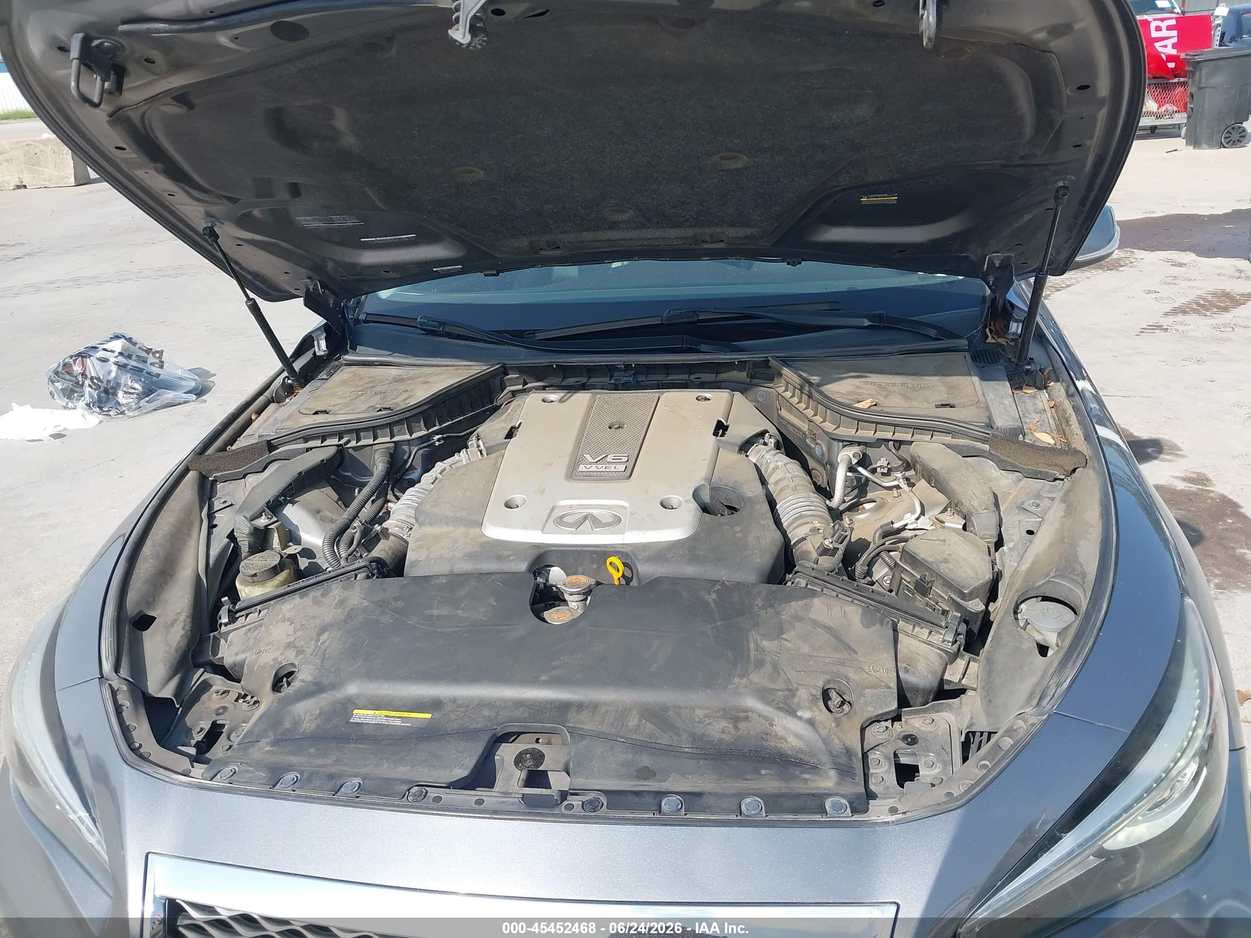 2015 Infiniti Q50 Sport Gray vin: JN1BV7AP7FM347439