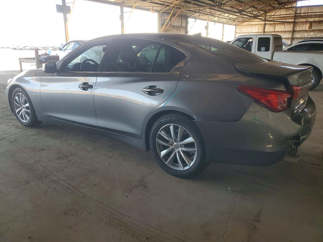 2015 Infiniti Q50 Premium Gray vin: JN1BV7AP7FM357324