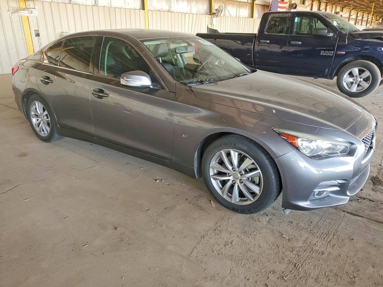 2015 Infiniti Q50 Premium Gray vin: JN1BV7AP7FM357324