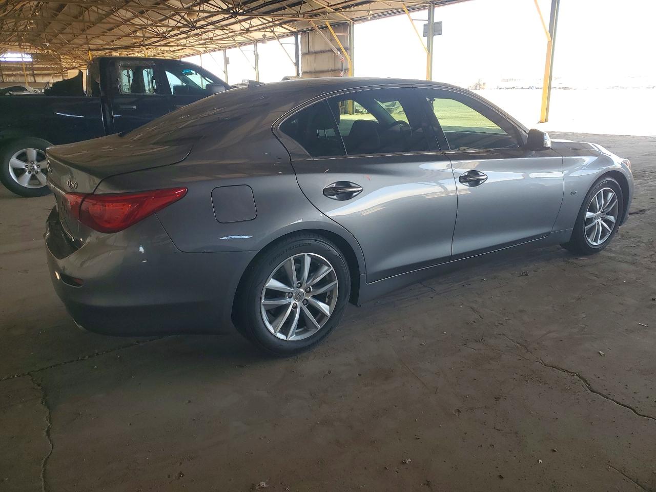 2015 Infiniti Q50 Premium Gray vin: JN1BV7AP7FM357324
