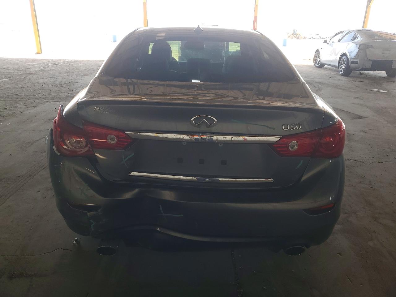 2015 Infiniti Q50 Premium Gray vin: JN1BV7AP7FM357324