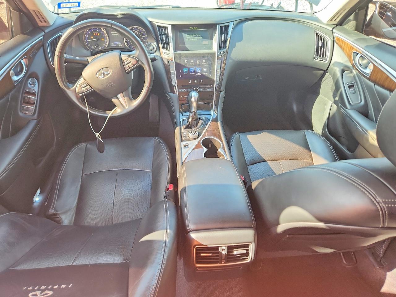 2014 Infiniti Q50 Base Gray vin: JN1BV7AP8EM670221