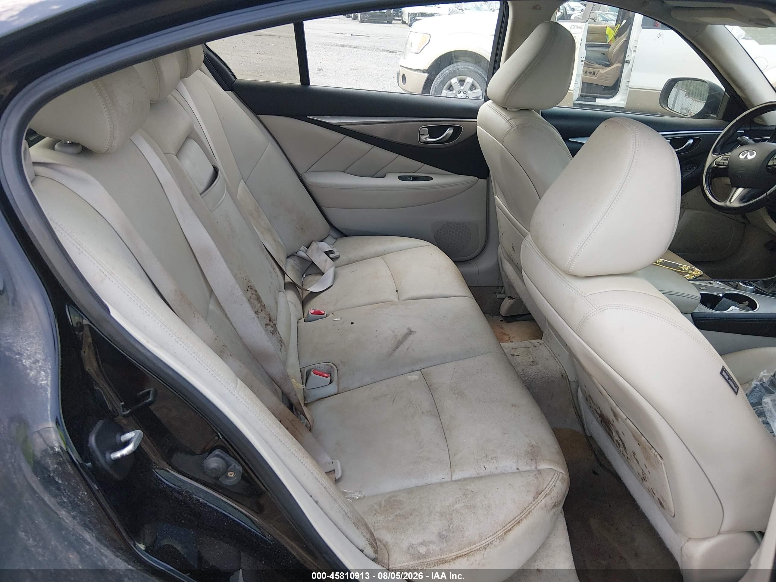 2014 Infiniti Q50 Black vin: JN1BV7AP8EM671675