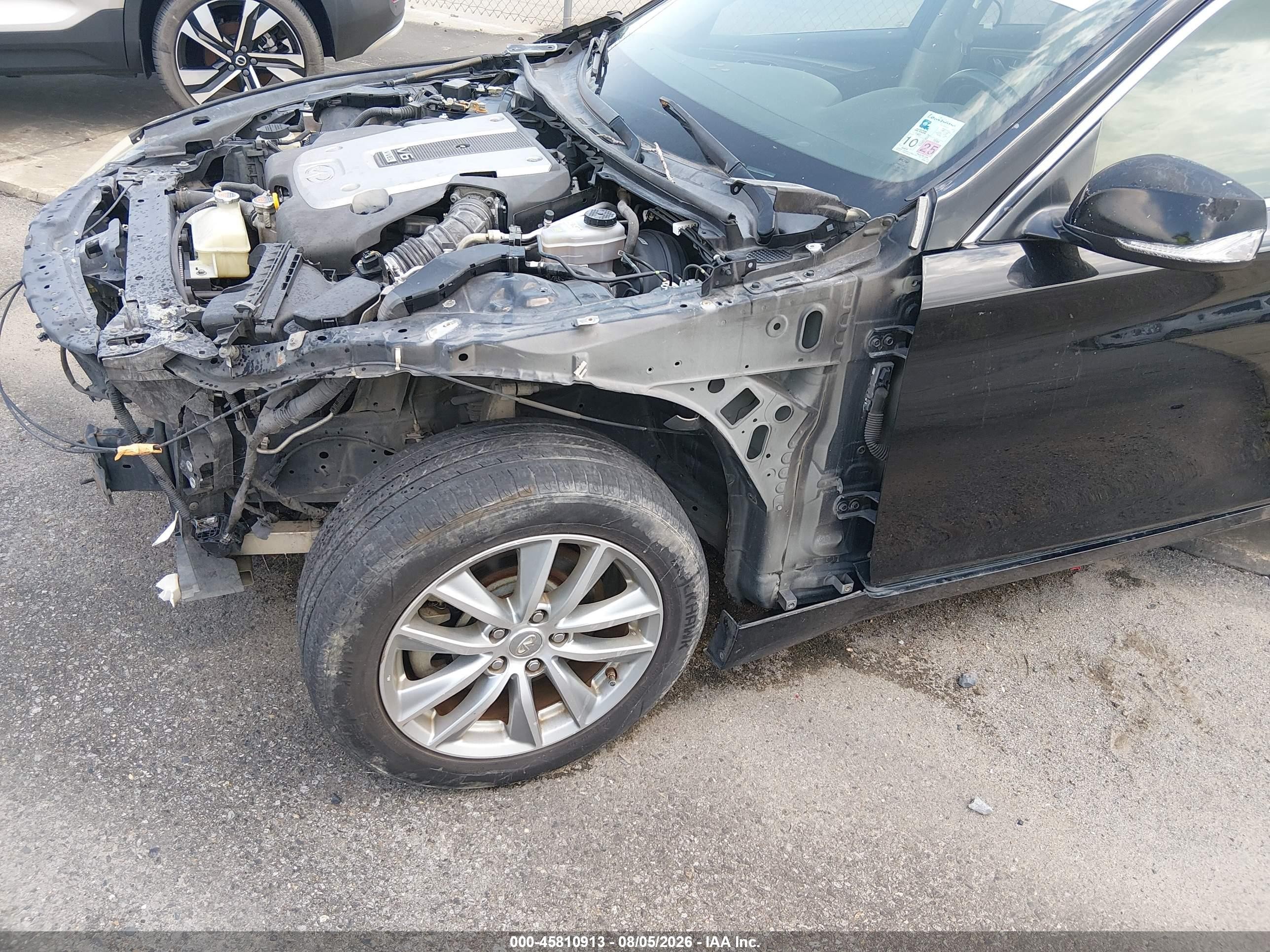 2014 Infiniti Q50 Black vin: JN1BV7AP8EM671675
