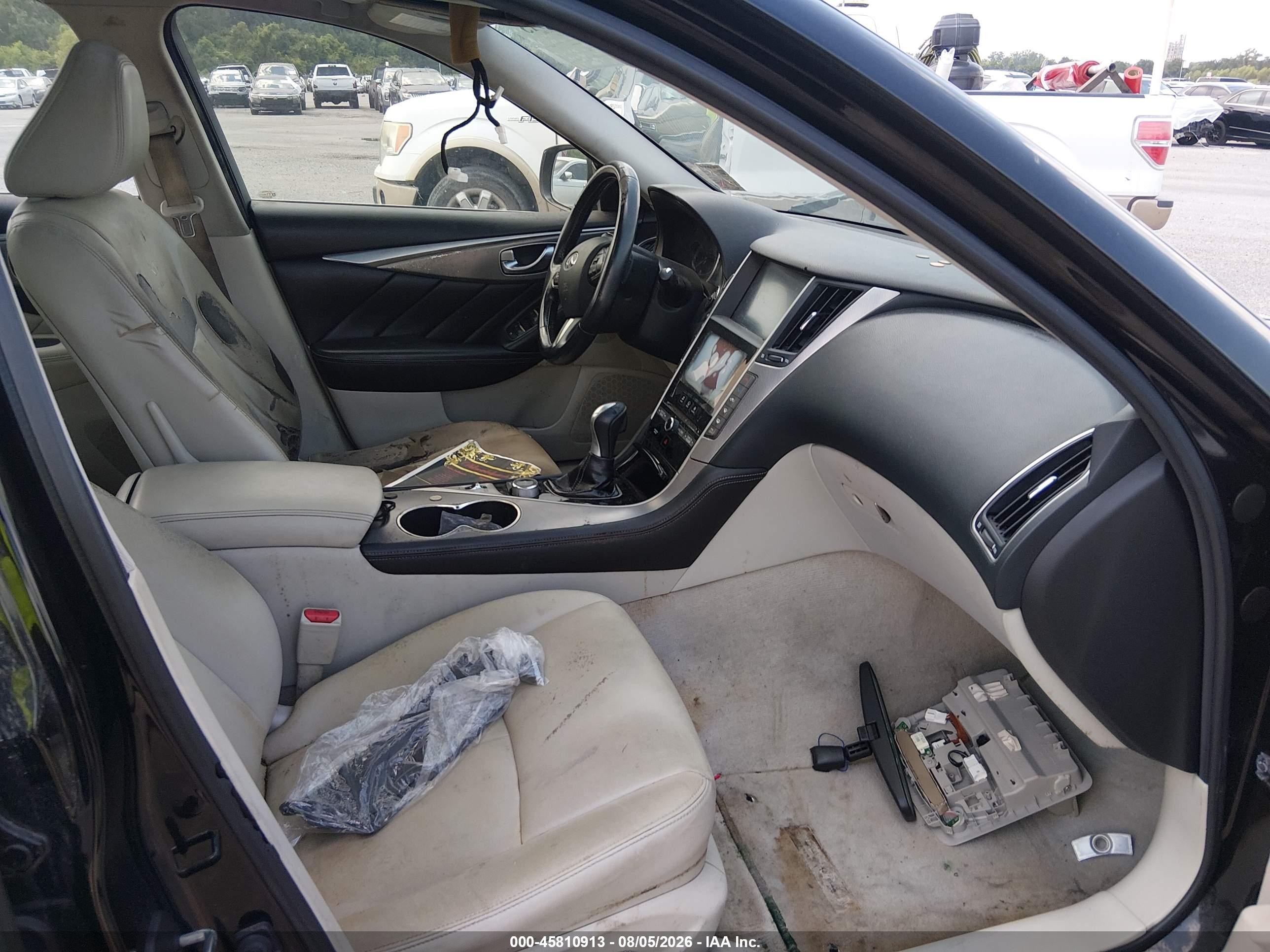 2014 Infiniti Q50 Black vin: JN1BV7AP8EM671675
