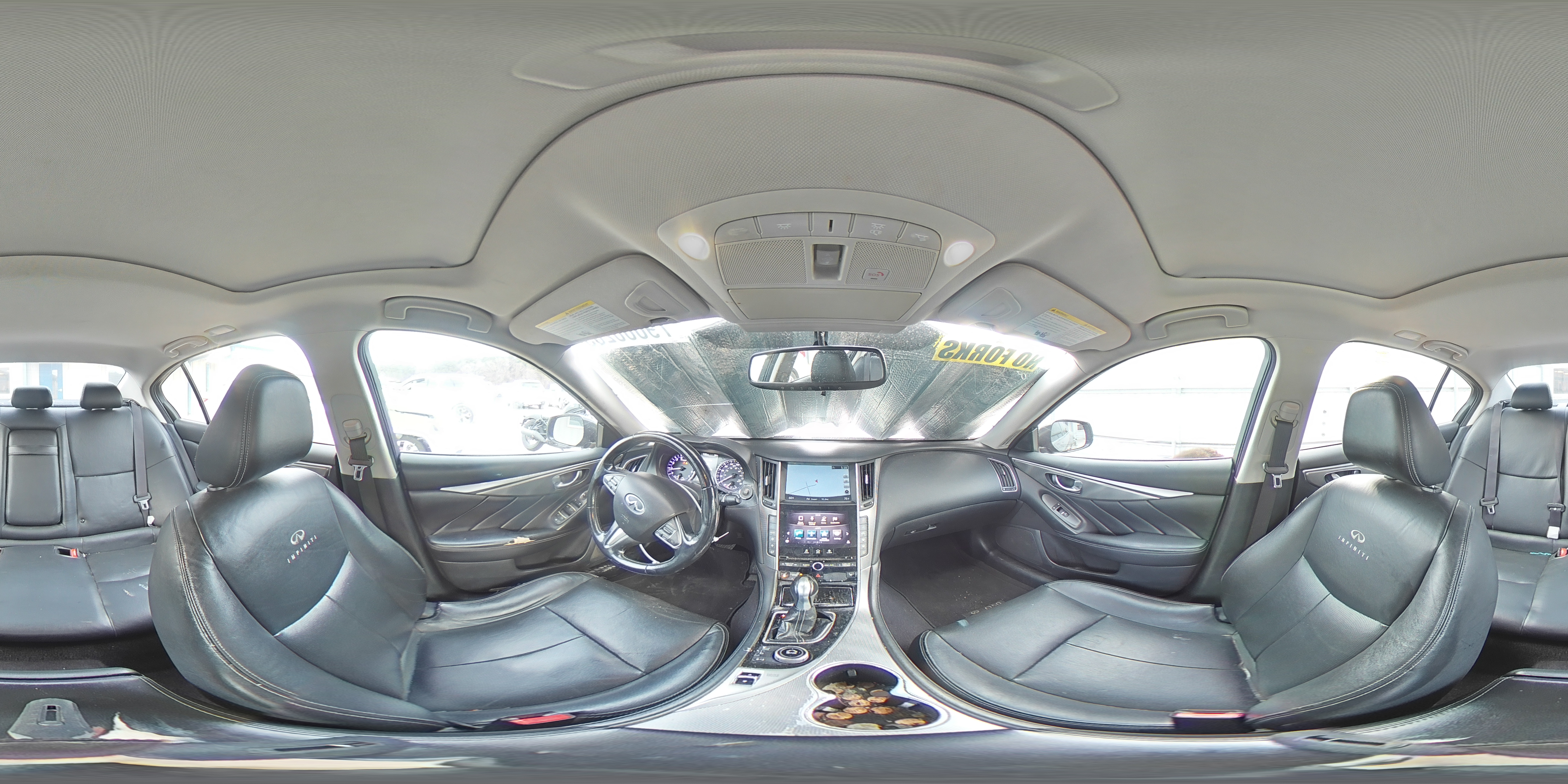 2014 Infiniti Q50 Base Коричневый vin: JN1BV7AP8EM672003