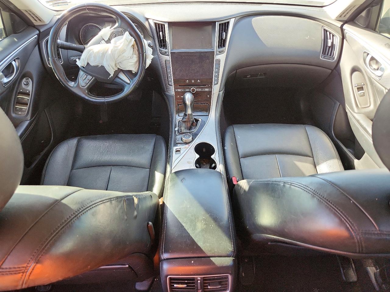 2014 Infiniti Q50 Base Black vin: JN1BV7AP8EM676343