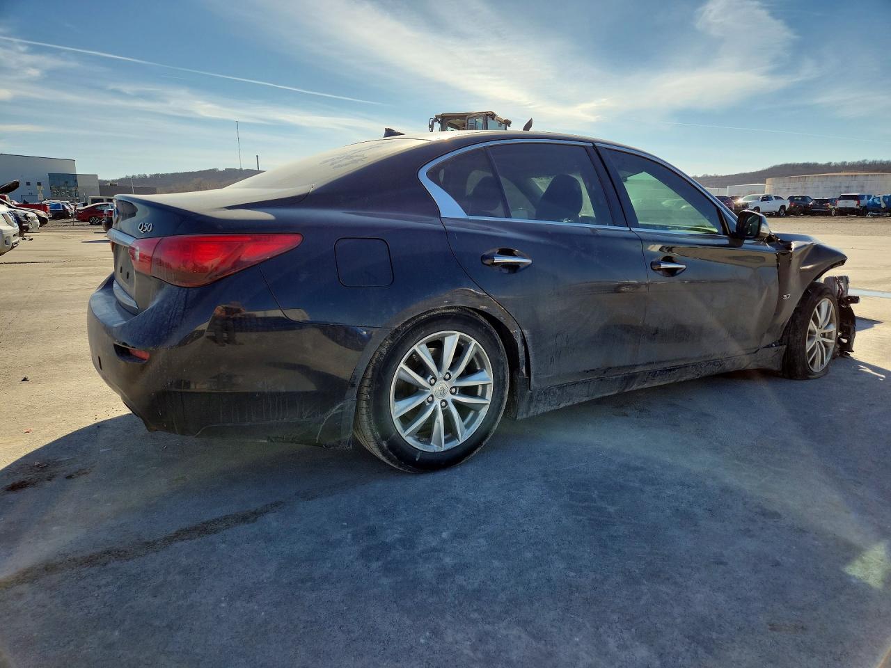 2014 Infiniti Q50 Base Black vin: JN1BV7AP8EM676343