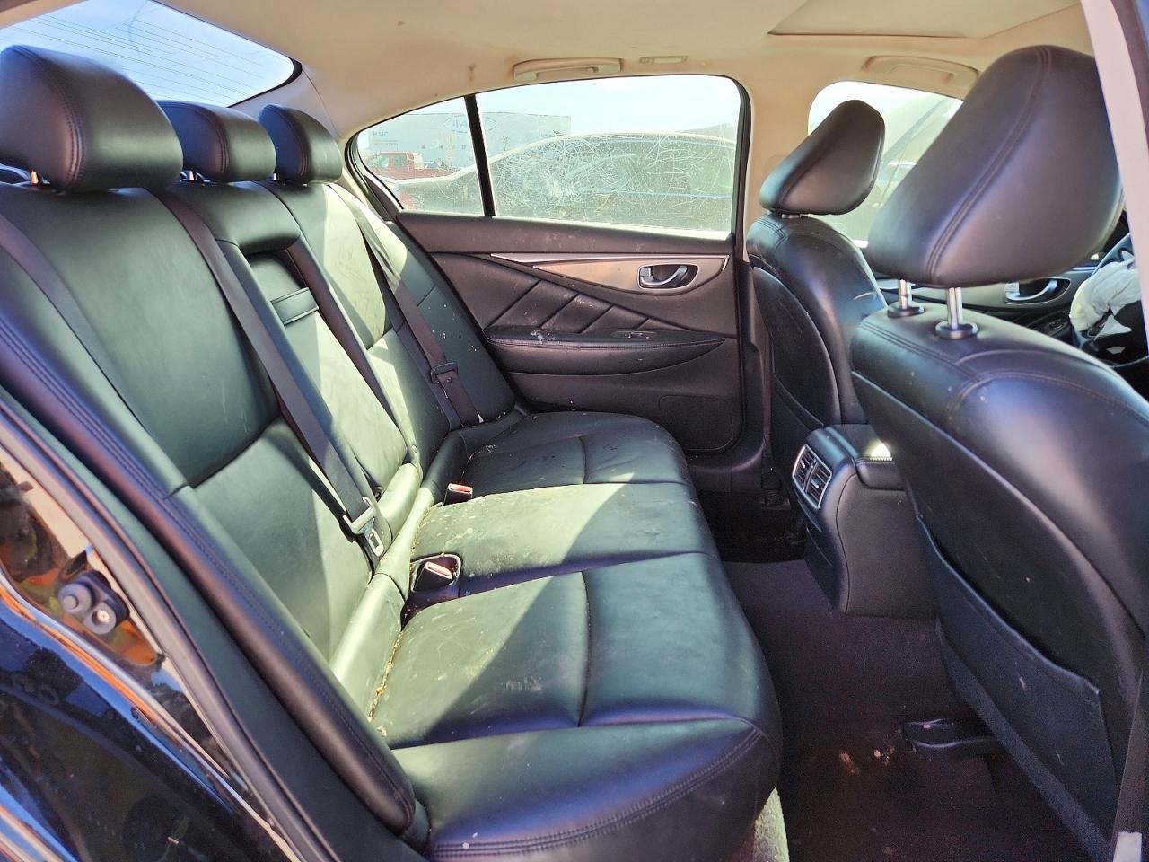 2014 Infiniti Q50 Base Black vin: JN1BV7AP8EM676343