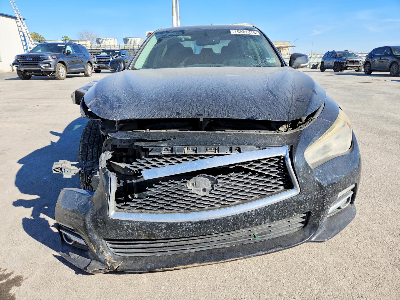 2014 Infiniti Q50 Base Black vin: JN1BV7AP8EM676343