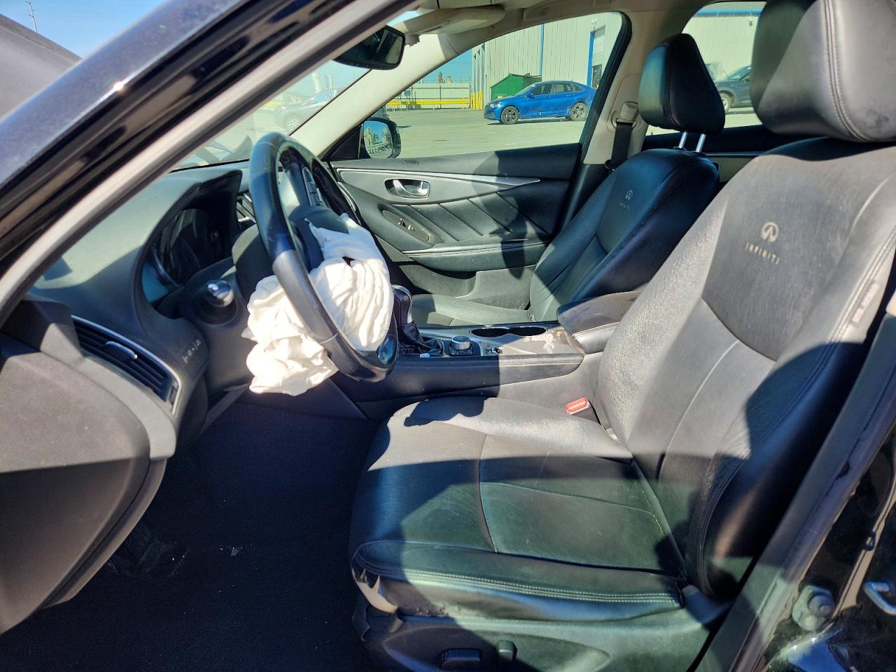 2014 Infiniti Q50 Base Black vin: JN1BV7AP8EM676343
