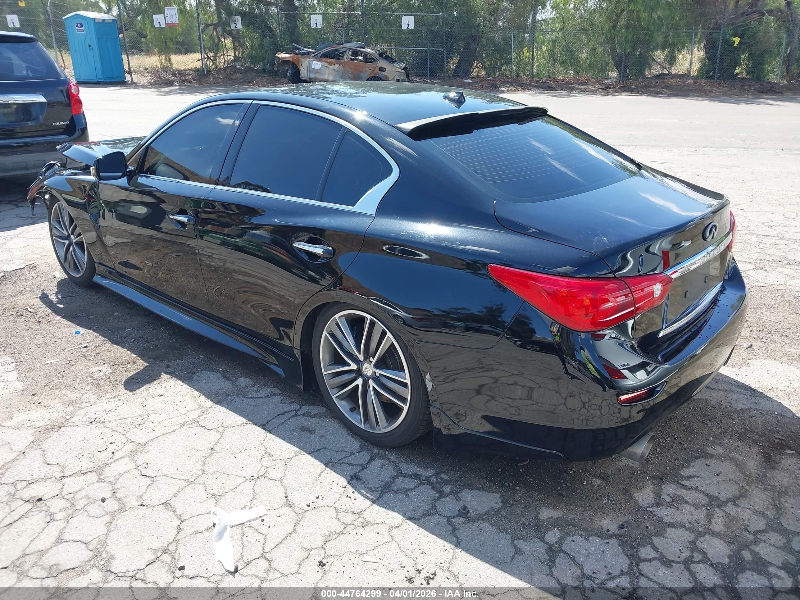 2014 Infiniti Q50 Premium Black vin: JN1BV7AP8EM677279