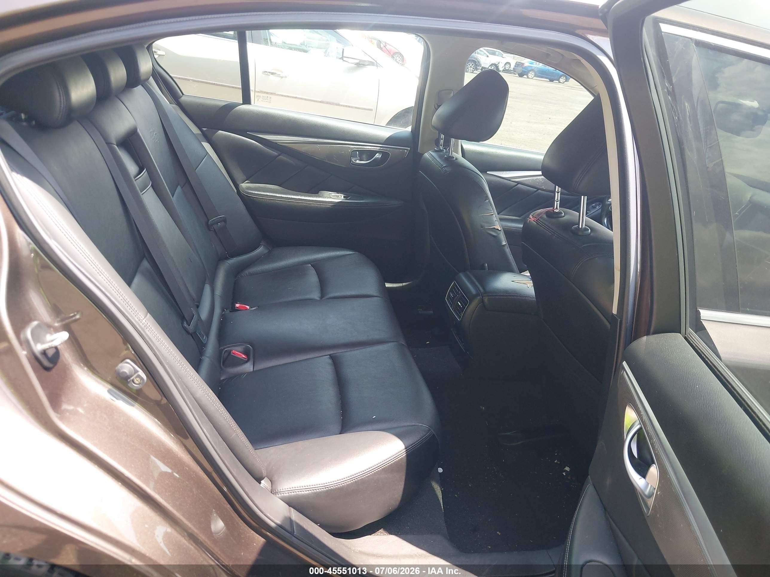 2014 Infiniti Q50 Premium Brown vin: JN1BV7AP8EM677735