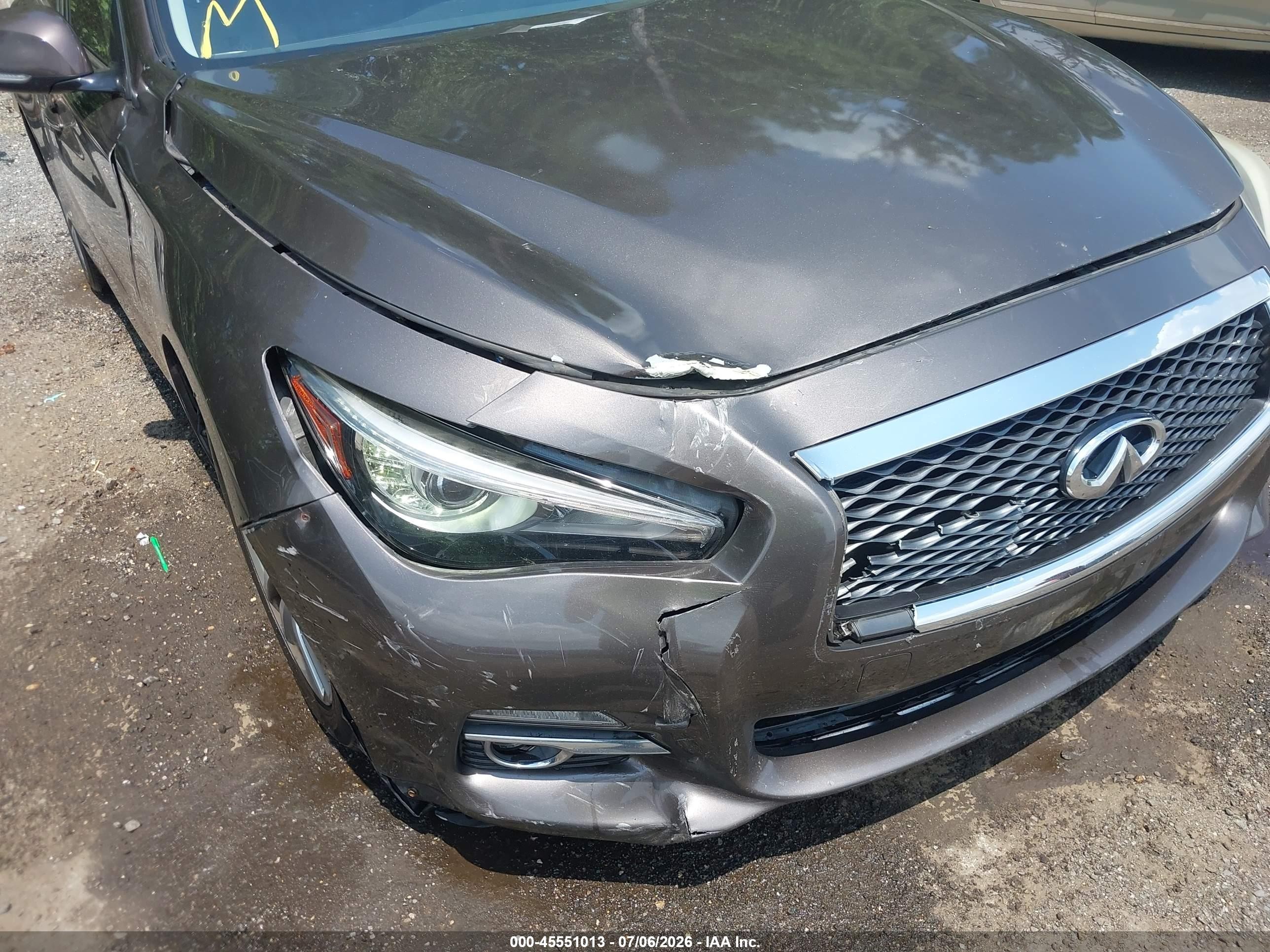 2014 Infiniti Q50 Premium Brown vin: JN1BV7AP8EM677735