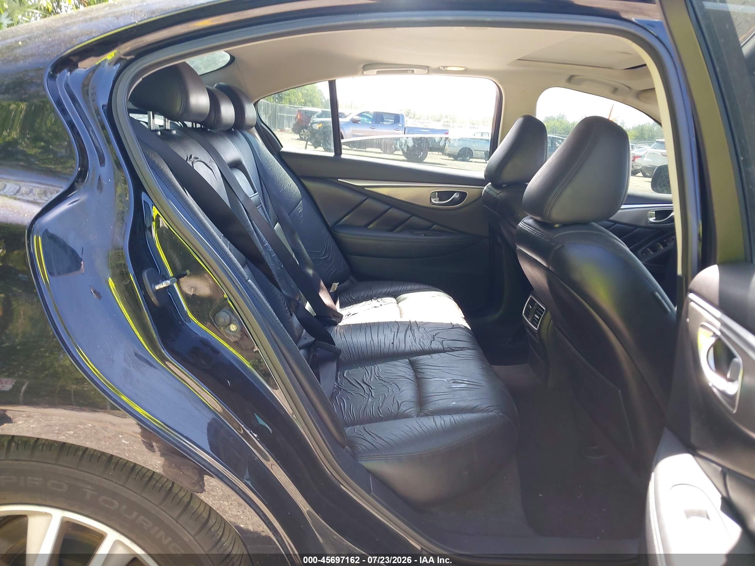 2014 Infiniti Q50 Black vin: JN1BV7AP8EM678044