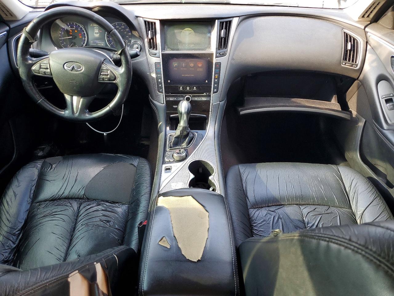 2014 Infiniti Q50 Premium Silver vin: JN1BV7AP8EM681879