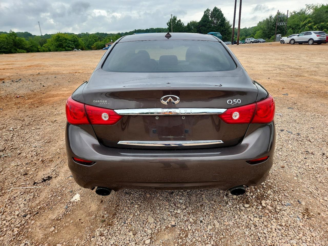 2014 Infiniti Q50 Base Brown vin: JN1BV7AP8EM682546