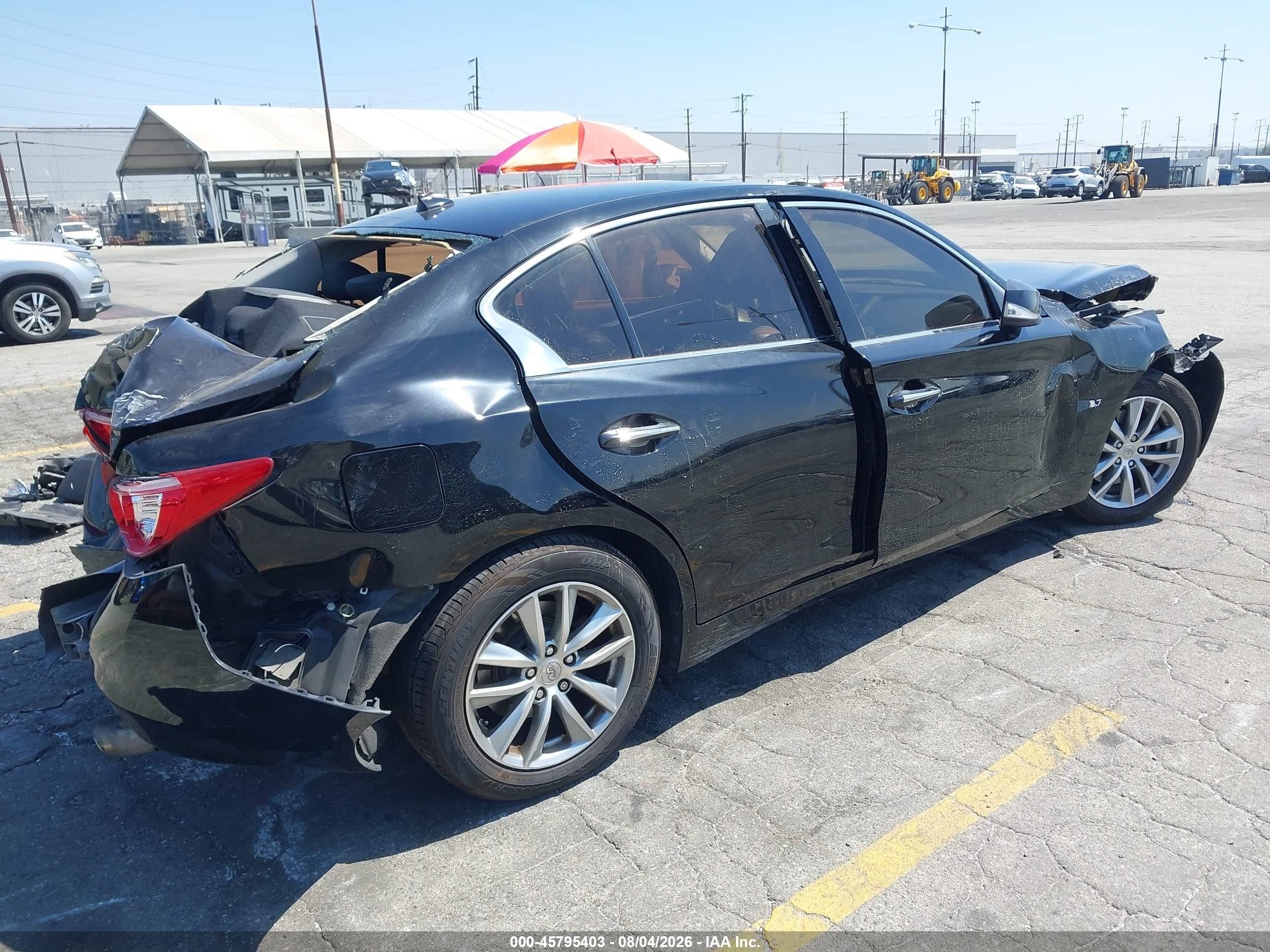 2014 Infiniti Q50 Premium Black vin: JN1BV7AP8EM690517