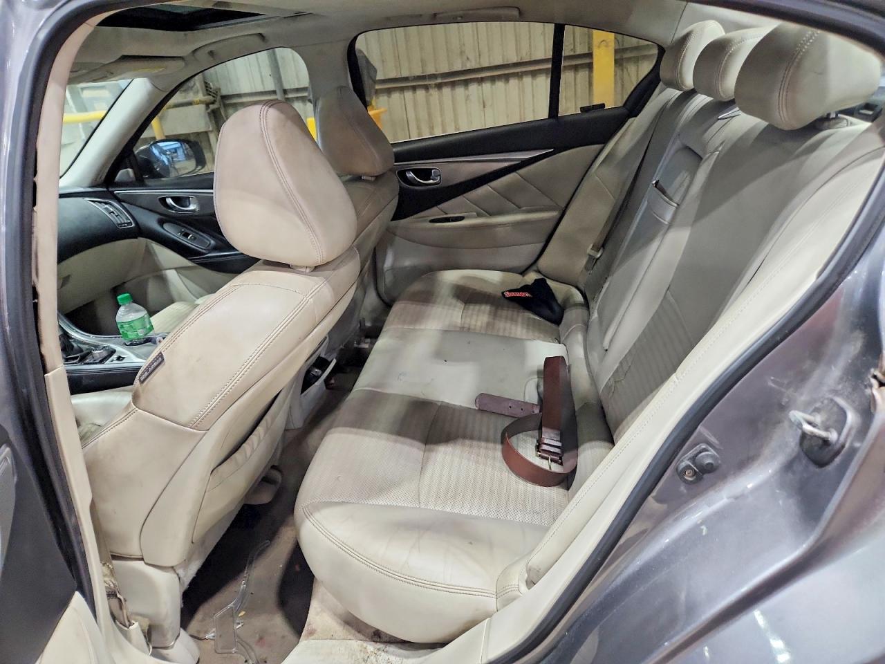 2014 Infiniti Q50 Sport Gray vin: JN1BV7AP8EM691697