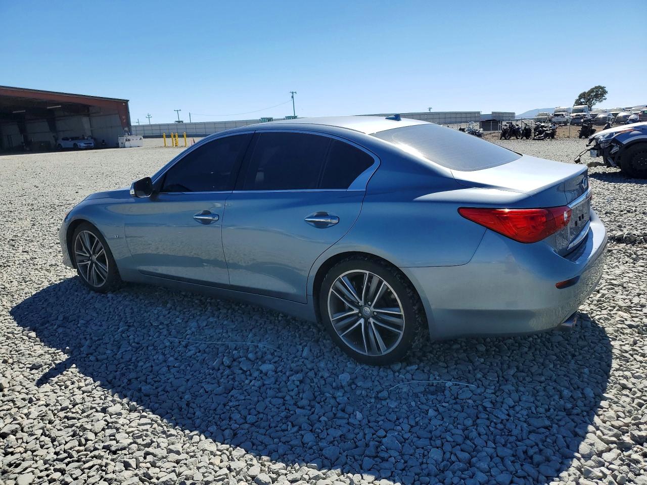2014 Infiniti Q50 Sport Gray vin: JN1BV7AP8EM691831
