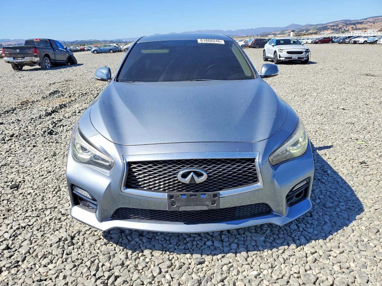 2014 Infiniti Q50 Sport Gray vin: JN1BV7AP8EM691831