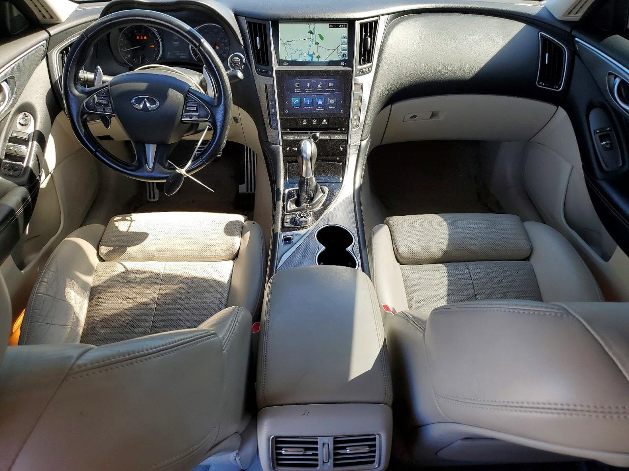 2014 Infiniti Q50 Sport Gray vin: JN1BV7AP8EM691831