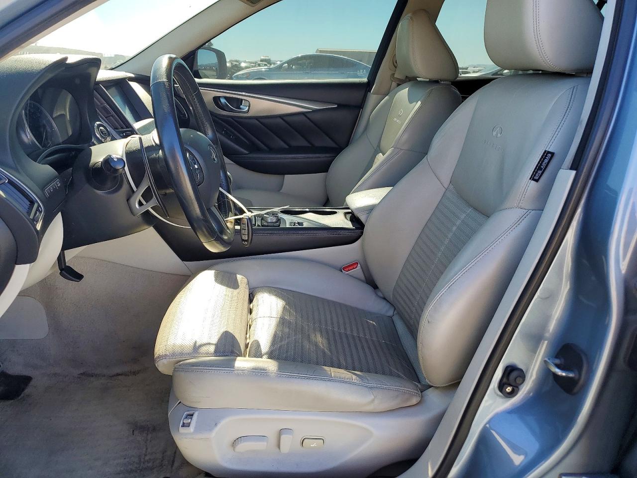 2014 Infiniti Q50 Sport Gray vin: JN1BV7AP8EM691831