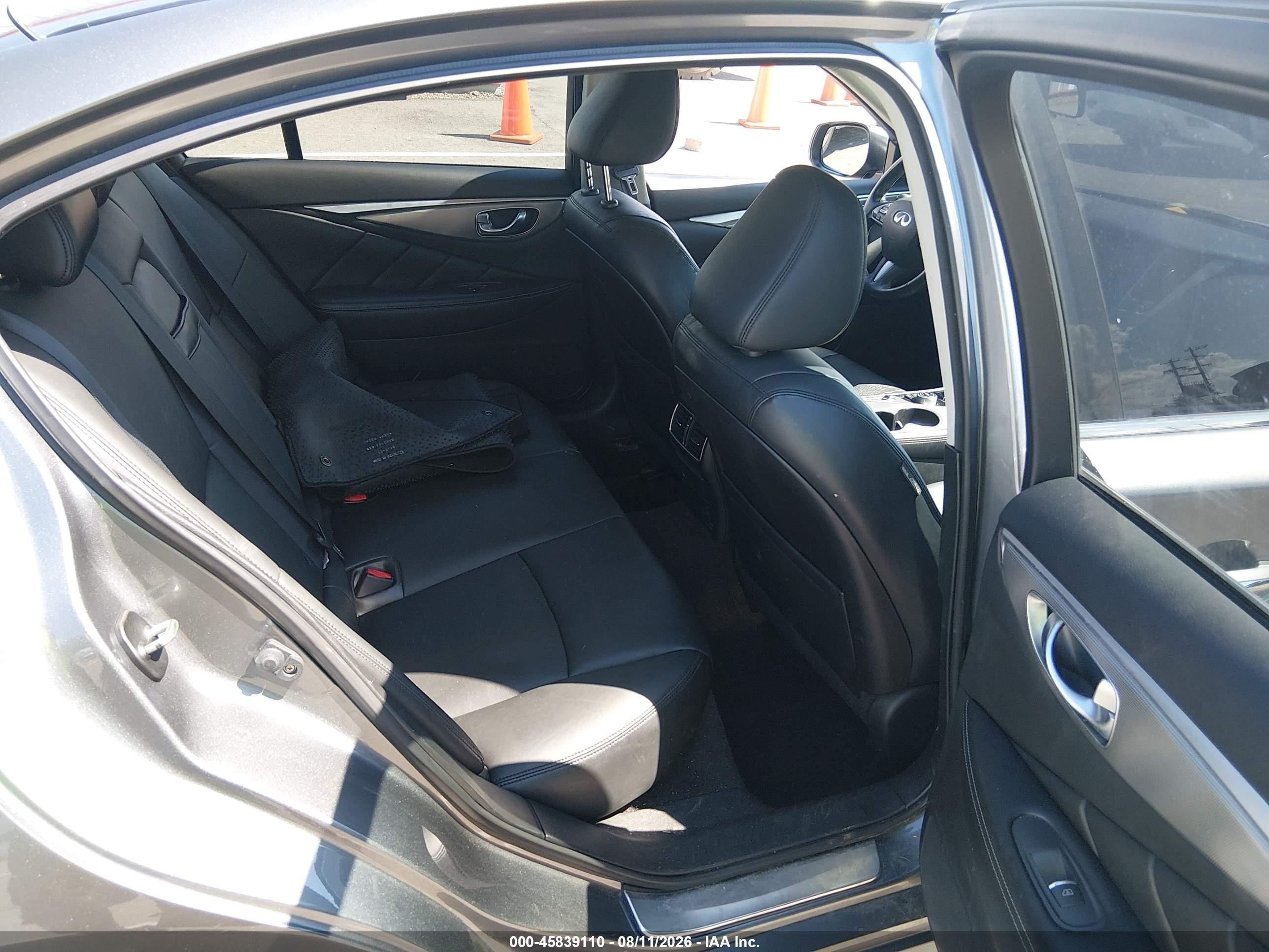 2015 Infiniti Q50   Gray vin: JN1BV7AP8FM330231
