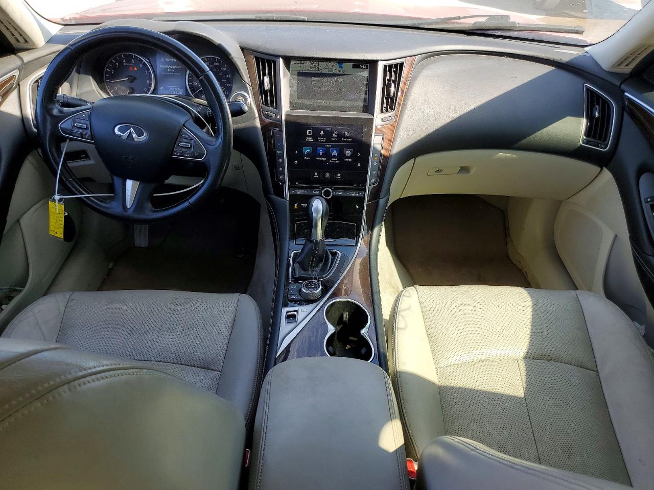 2015 Infiniti Q50 Premium Burgundy vin: JN1BV7AP8FM331010