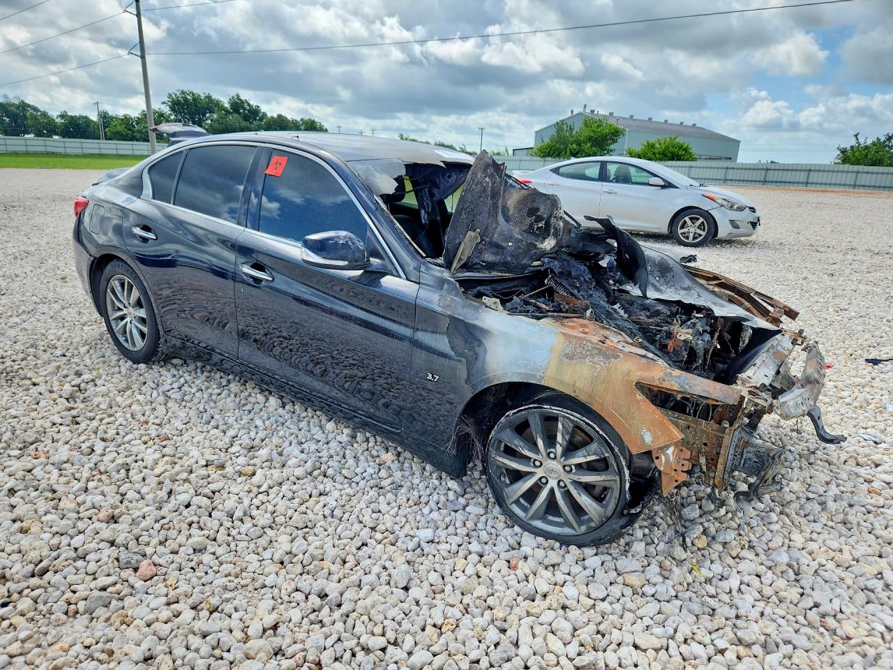 2015 Infiniti Q50 Premium Black vin: JN1BV7AP8FM335235