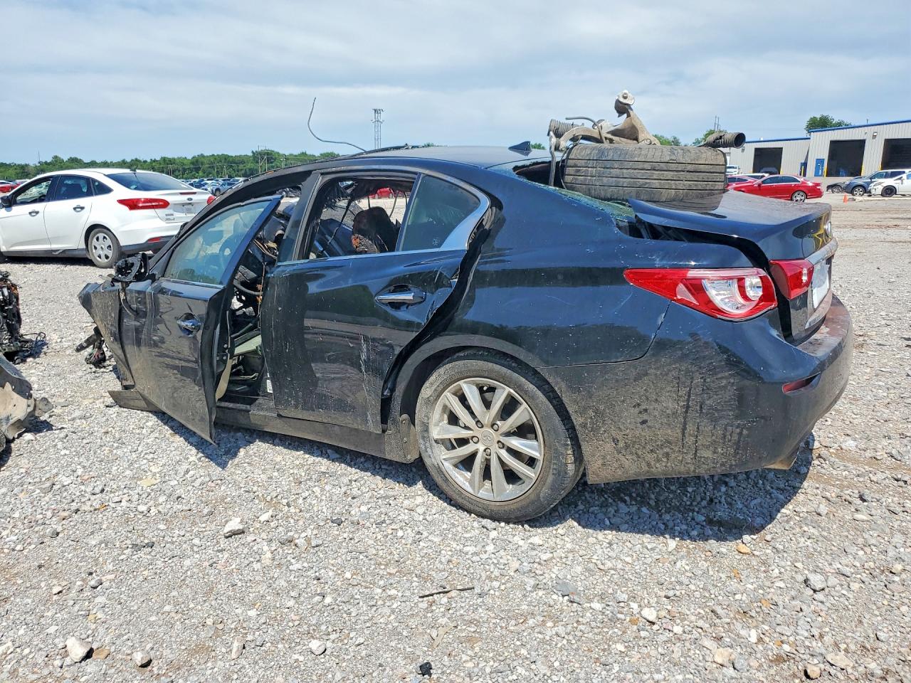 2015 Infiniti Q50 Premium Black vin: JN1BV7AP8FM338796