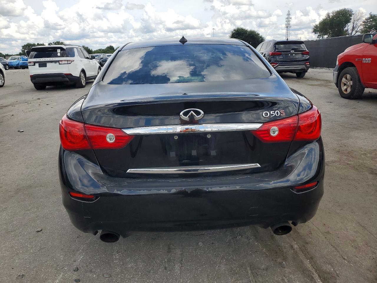 2015 Infiniti Q50 Sport Black vin: JN1BV7AP8FM339463
